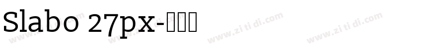 Slabo 27px字体转换